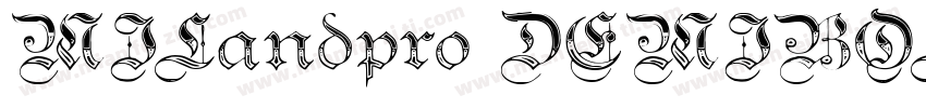 MILandpro DEMIBOLD GB1 4字体转换